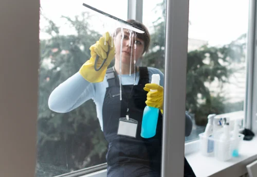 Nettoyage de vitres intérieures et extérieures aux Gets